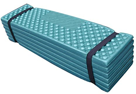 SUNGOOYUE Isomatte, Weiches PVC Verdickte Faltbare Doppel Eierkiste Isomatte für Outdoor Camping (Dunkelgrün Schwarz)