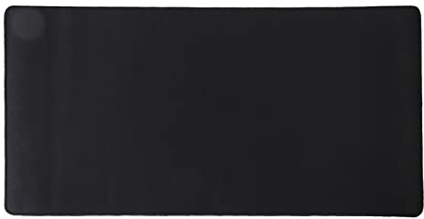 Wisecoco Large Gaming Mouse Pad, Waterproof Slip Resistance Stitched Edges Extended Gaming Mouse Pad, Non-Slip Rubber Base for Work, Gaming, Office, Home - Black