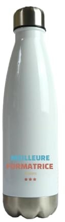 CADEAUX.COM - Gourde Personnalisable - Meilleure Formatrice - Gourde Isotherme Personnalisée - 500ml - Bouteille Thermos avec Message - Idée Cadeau Original- Cadeau Homme - Cadeau Femme