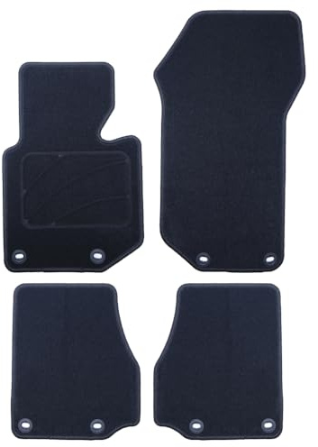 Tapis sur Mesure pour BMW E36 Série 3 Cabriolet (1993-1999) 5 pièces, Noir