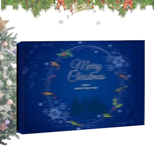 Angelköder-Adventskalender 2024, Angelzubehör-Adventskalender | Weihnachts-Angelhaken-Adventskalender,2024 Angelköder-Set, Fischköder-Weihnachtskalender für 24 Tage für Ehemann, Freund