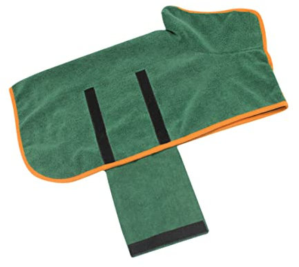 BESPORTBLE Katze Bademantel Hunde Bademantel Hunde bademäntel Katzenbademantel XL Hundebademantel XL Kätzchen-Kleidung badetücher für Katzen Badetuch für Haustiere Haustier Bademantel Green