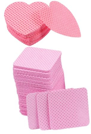 COLLBATH Nagellackentferner Pads Praktisch und Einfach zu Verwenden 400 Stück Fusselfreie aus Baumwolle für Nagel und Gelnagelreinigung zu Hause und Reisen