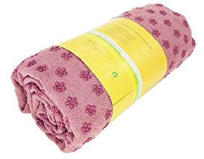 LIANYG Yoga Handtuch rutschfeste Yoga-Decke Sport Anti-Skid-Mikrofaser-Decken Fitness-Yoga-Handtuchmatte Yoga Decke (Color : Pink)