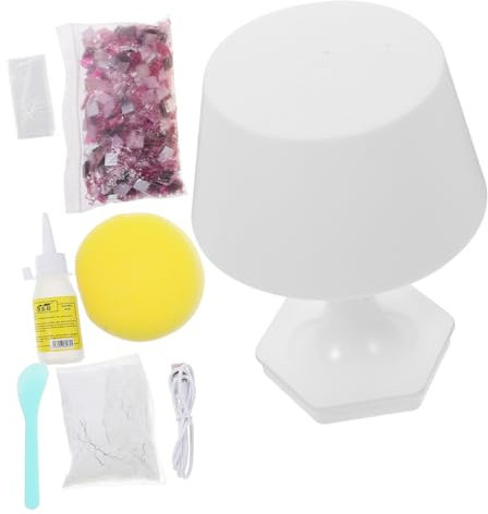 Housoutil DIY für Dekoration Handgefertigte Materialien zum Basteln von Tischlampen Geschenke für Freunde und Junge Mädchen