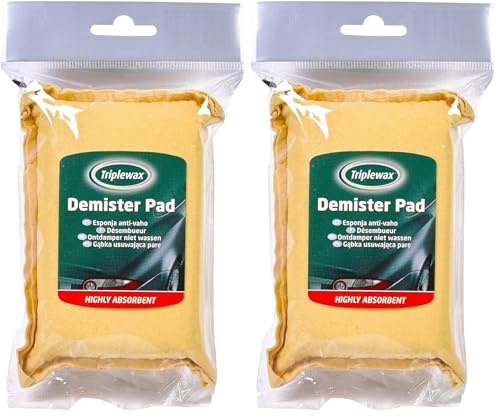 Tampon Anti-buée pour Chamois pour Voiture Triplewax (Lot de 2)