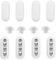 LEEQBCR 12 Pezzi paraurti Sedile WC, Kit paraurti in Gomma termosaldata per Sedile WC, Kit paraurti Universale per Sedile WC