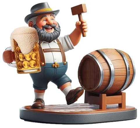Individuelle Wackelköpfe, personalisiert für Oktoberfest, personalisierte benutzerdefinierte Köpfe, Wackelkopf-Figuren, handgefertigte Karnevalsgeschenke, Actionfigur basierend auf Ihrem Foto
