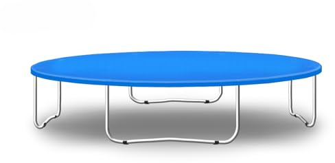 Baunsal® Trampolin Wetterschutzplane Ø 183 185 244 250 275 277 300 305 335 337 366 370 396 400 427 430 457 460 487 490 (WSPH) Trampolin Wetterplane Trampolin Abdeckung Winter Abdeckplane Trampolin