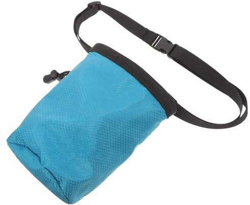 Kletterkreidebeutel Blau aus 600d Oxford für Bouldern und Gymnastik | Rutschfest und Verschleißfest, für Kletterfreunde, Tragbar für Outdoor Aktivitäten