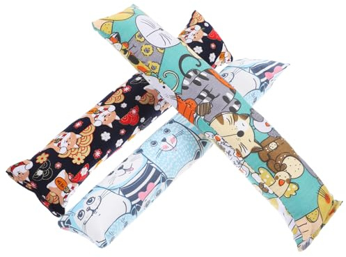 DIKACA 3pcs Catnip Pillow for Cats Cat Chew Kitten with Breathable Material Indoor Pet Play to Boredom and Promote Activity