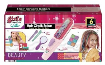 YIXANNX Set di giocattoli per ragazze Bastoncini riutilizzabili per acconciature per giochi creativi Bastoncini per acconciature e tinture per bambini in ABS, digitare+1