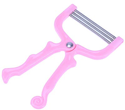 Beatifufu Manuell Ansiktshårborttagare med Fjäder för Rotborttagning för Våt och Torr Användning Epilator för Kinder Överläpp och för Mjuk och Hårfri Hud Färg Slumpmässig