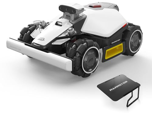 MAMMOTION LUBA Mini 2 AWD 1000 Robot Tondeuse avec Mini Garage | AI Vision à Tri-Cam & NetRTK, Auto-Cartographie, DropMow, Pentes 80%, Hauteur de Coupe 20-65mm (Expédiés Séparément)