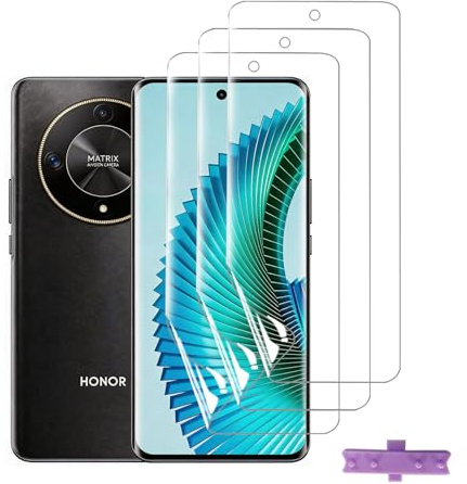 3 Piezas Películas de Hidrogel para HONOR Magic 6 Lite Protector Pantalla TPU Ultrafino de 0.15 mm HD Transparente Flexible Protector Hidrogel Autocuración de Rayones Sin Burbujas[No es de Vidrio]