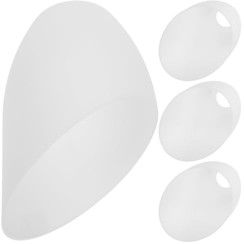 FOMIYES Ersatz-Lampenschirm, weiß, für Stehlampen, Deckenventilatoren, kleine Lampenfassungen, 4 Stück