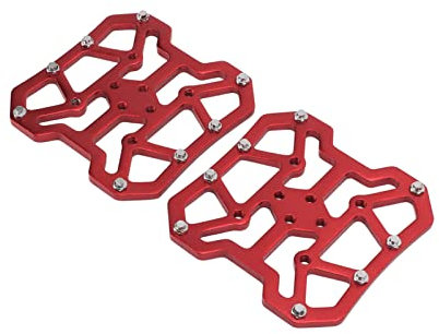 VGEBY Fahrrad-klick-Pedal-Adapter, 1 Paar Fahrrad-Pedal-Plattform-Adapter Selbstverriegelungs-Plattform-Pedal-Adapter Passend für SPD-Mountainbike-System(rot) Fahrräder