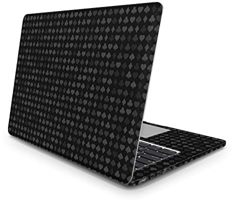 Sticker Master Poker Black (Logo Coupé) Autocollant en Vinyle pour Tout Le Corps Compatible Apple Macbook Pro Mac Air pour Ordinateur Portable MacBook Pro 16 2021 A2485