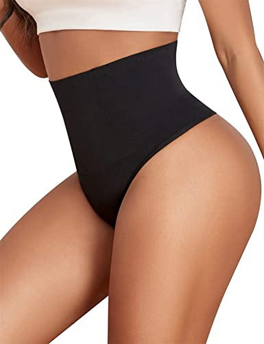Ronronner Braguitas Faja Tanga Invisible, Tanga Faja Mujer, Transpirable y Cómodo, Control Barriga Vientre para Body Shaper Braga Levanta Glúteos Postparto Shapewear