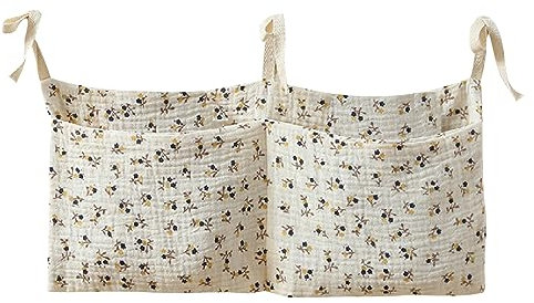 Babybett Organizer Hängend Baby Kinderbett Organizer Betttasche Spielzeugtasche 2-in-1-Kinderzimmer Hängender Bett Organizer für Kinderbett Organizer Kinderzimmer Aufbewahrungstaschen