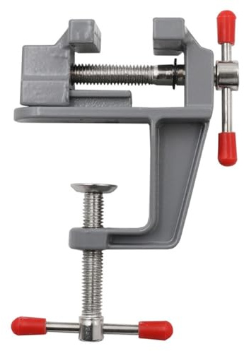 Namvo Mini-Schraubstock, Tischklemme für Werkbank, tragbare kleine Schraubstockklemme für die Reparatur von Schmuck, Uhren, Heimwerkerarbeiten, Holz- und Metallarbeiten
