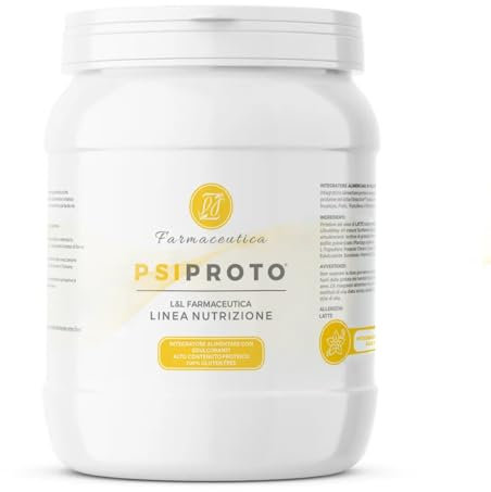 Nutraceutico a base di proteine del siero del latte PsiProto - Utile per perdita di peso, gravidanze, gonfiore da menopausa e basse difese immunitarie - 300 gr. in polvere (Vaniglia)