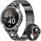 LIGE Smartwatch Damen mit Telefonfunktion, 1.32 Diamant Fitnessuhr Damen für IOS Android mit Menstruationszyklus, Smart Watch Armbanduhr