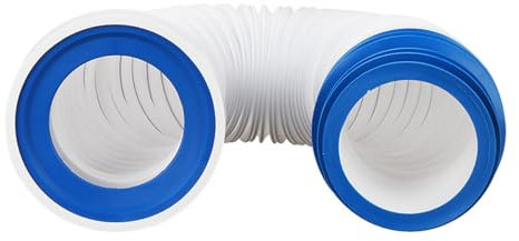 Connettore per WC, Connettore Flessibile per WC Con 280-650 Mm, Universale per Tubo Di Scarico, Sifone per Lavandino Antiodore, Tubo Di Scarico Sostituibile