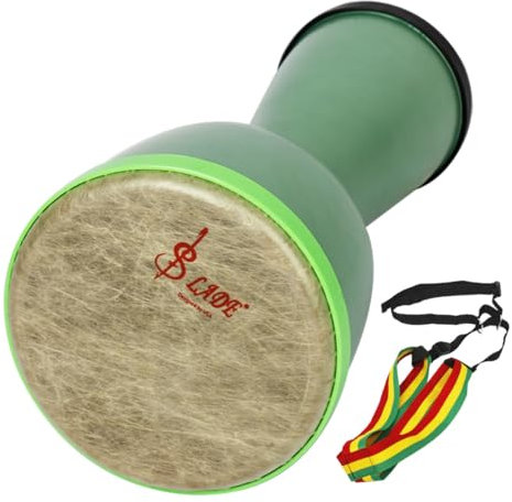 TOPPERFUN Afrikanische Djembe Trommel Handgefertigtes Percussion Instrument Für Junge Mädchen Und Anfänger Für Musikfestivals Und Partys Farblich Variabel