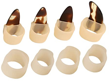 ifundom 3stücke Guzheng Finger Picks Aus Verstellbare Nagelabdeckungen Für Guzheng Mit Ergonomischem Design Teiliges Für Rechts Hautfarbe Für Kreative Musikpraxis