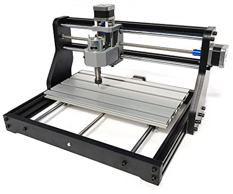 czyuRachel Laser Graviermaschine, DIY Mini Lasergravur Maschine Pro Cnc 3018 Schneidemaschine Micro-Usb Lasergravierer Enthält 10 Bohrer, Gravurbereich: 300 X 180 X 45 Mm (Nicht Laserkopf)