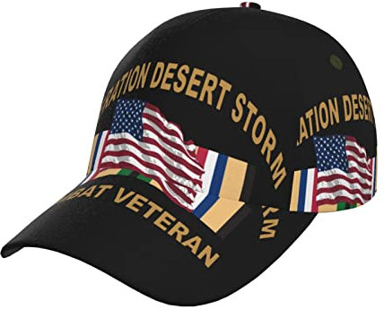 Baseball Kappe Kampfveteran Der Operation Desert Storm Baseball Cap Casual Trucker Baseballcap Verstellbare Freizeit Basecap Für Herren, Teenager, Damen