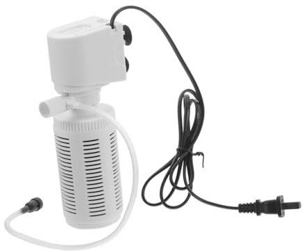 HANABASS Filtro Acuático Submarino para Acuarios Pequeños Sistema De Oxigenación y Filtración Silenciosa Compatible Peceras y Tanques De Agua Material Duradero