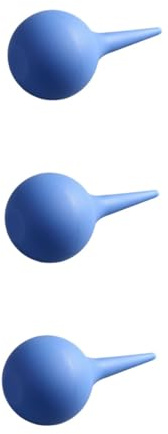 COLLBATH 3stücke Air Blower Pumpe Gummisauger Ohrreinigung Staubentfernung Und Flüssigkeitssaugen Für Laboranwendungen Und Uhrenreinigung Blau