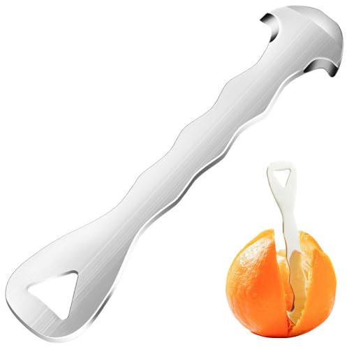 Stakee Pelapatate per Arance, Sbucciatore per Arance in Acciaio Inossidabile, Strumento per L'apertura degli Agrumi, Sbucciatore per Arance, Limoni E Pompelmi