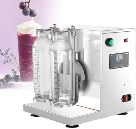 Automatic Bubble Tea Maker - Powder Dispenser & Heat-Resistant Cups for Home and Business
