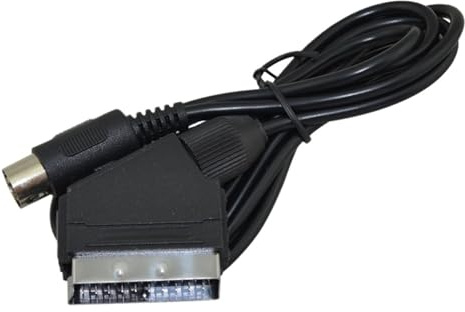 Scart AV-kabel for SEGA for Genesis for Mega Drive MD 1 for NEO for GEO C-stift PAL for EU-kontakt