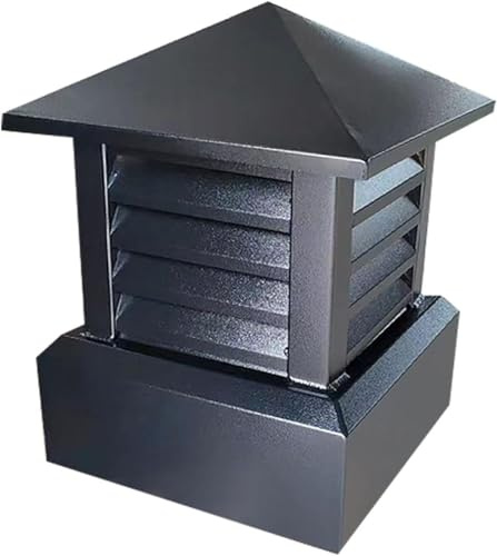 Comignolo Per Esterno, Comignolo Superiore A Cono Con Schermo, Rinforzato E Di Facile Installazione, Copritubo Per Stufa Esterna Per Canna Fumaria Di Sfiato Cucina Familiare Cookin, 500*500mm/20*20in