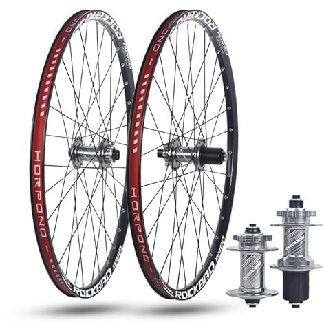 24/26/27,5/29'' MTB Cykelhjulset Aluminiumlegering Fälgar 32H Genomgående Axel Fram 12/15x100mm Bak 12x142mm Hjul Skivbroms Nav for 7-11-växlad Kassett(Silver A,29''_TA 100 * 12MM)