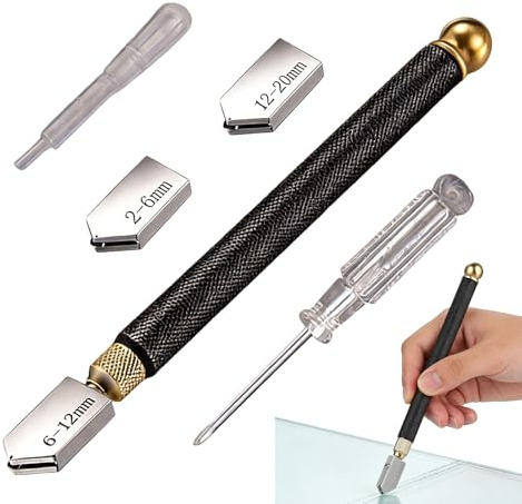 Glasschneider 2mm-20mm,Verbessertes Glasschneide-Werkzeug | Glasschneider Fensterglas,Glasschneider Für Dickes Glas,Glasschneider,Glass Cutter,Glas Schneider Für Glas Schneiden/Fliesen