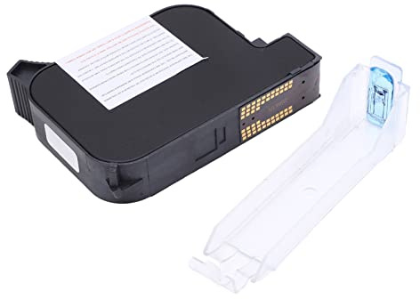 YUKERMARB Cartucho de Impresora Portátil de 42 Ml, Reemplazo de Inyección de Tinta Industrial de Secado Rápido con Material ABS, para Madera, Tela, Metal, Vidrio, Cuero, 12,7 Mm, Universal (Green)