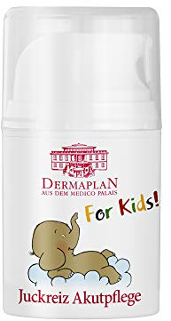 Dermaplan Juckreiz Akutpflege For Kids | lindert akuten Juckreiz effektiv | nachhaltig feuchtigkeitsspendend | auch bei Neurodermitis, Schuppenflechte und Allergien | vegan | made in Germany, 50 ml