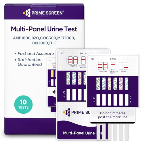Prime Screen [10 Pack] 6 Panel Urine Test Kit