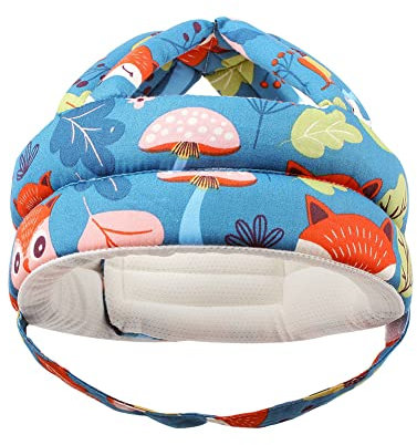 Casco de bebé para gatear, transpirable para bebé, gorro de protección para la cabeza, gorro de protección para la cabeza, ajustable, arnés para bebé de 6 a 36 meses, para aprender a correr y sentarse