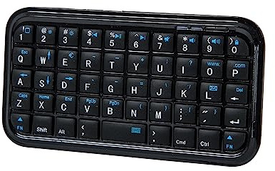 Bluetooth 3.0 Ricaricabile Mini tastiera portatile da viaggio senza fili 49 tasti per tablet, smartphone, laptop o PC Windows