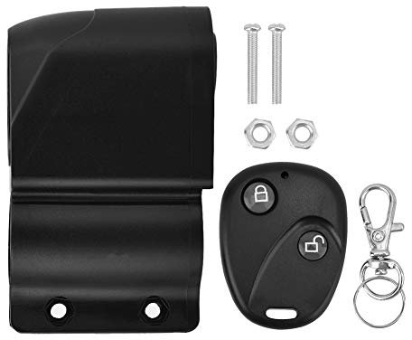 Cyrank Alarma De Bicicleta Recargable con Control Remoto, 110db Sensor De Movimiento Inalámbrico Fuerte Alarma De Vibración Antirrobo para Bicicleta Motocicleta Scooter Sistema De Seguridad