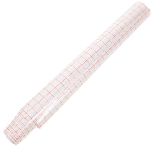 HAPINARY Übertragungsfolie Aus Pet Transparentes Transferband Für Vinyl Mit Ausrichtungsraster Und Selbstklebender Oberfläche Geeignet Für Diy-designs Textilien Und Oberflächen