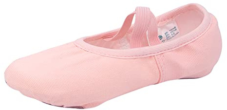 Chaussures de Danse Femme Fille Chaussons de Ballet Danse Enfant Chaussures de Jazz Gymnastique Chaussures de Princesse Fille pour Halloween Noël Anniversaire Carnaval (B, 35 Big Kids)