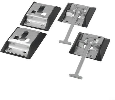 Wohnmobil Zubehör Edelstahl Türhalter Verriegelung 2er Set mit sicherem Design (Eisen verzinkt)