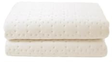 RUIANBAO Elektrische Decke, Heizkissen, 150 x 80 cm, Thermomatratzenkissen, Massagetisch, Körperwärmer, 3 Wärmestufen, warme Unterdecke (beige)